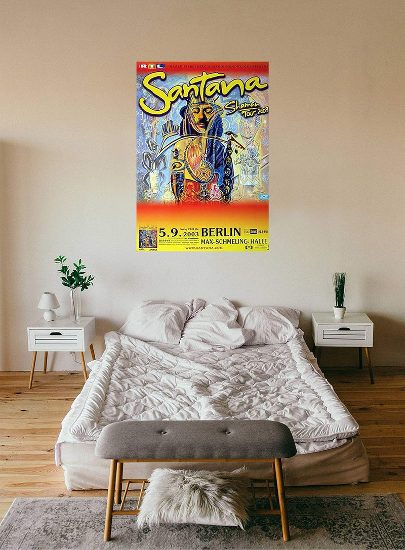 Santana - Shaman Berlin, Berlin 2003 » Konzertplakat/Premium Poster | Live Konzert Veranstaltung | D