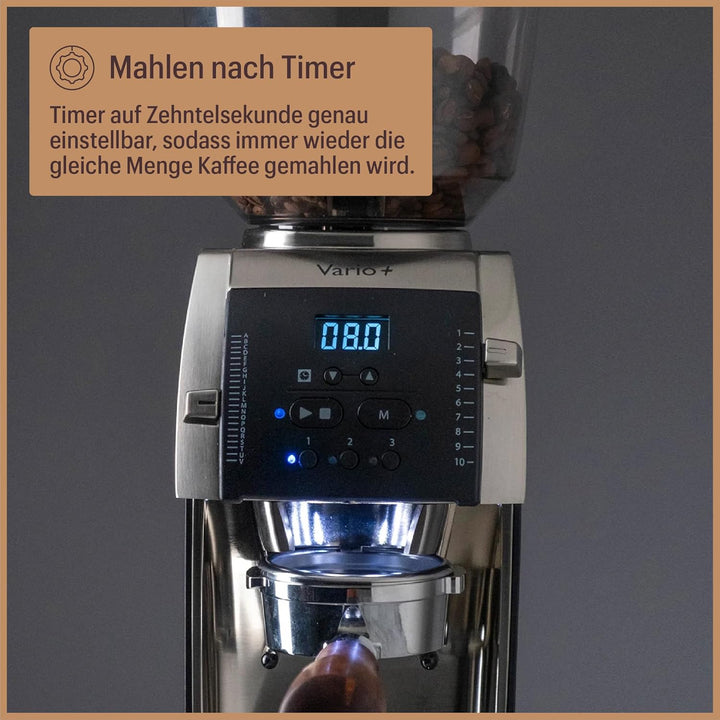Baratza - Vario+ 230V Kaffeemühle - Elektrische Kaffeemühle mit Mahlwerk, Weiss, Weiss