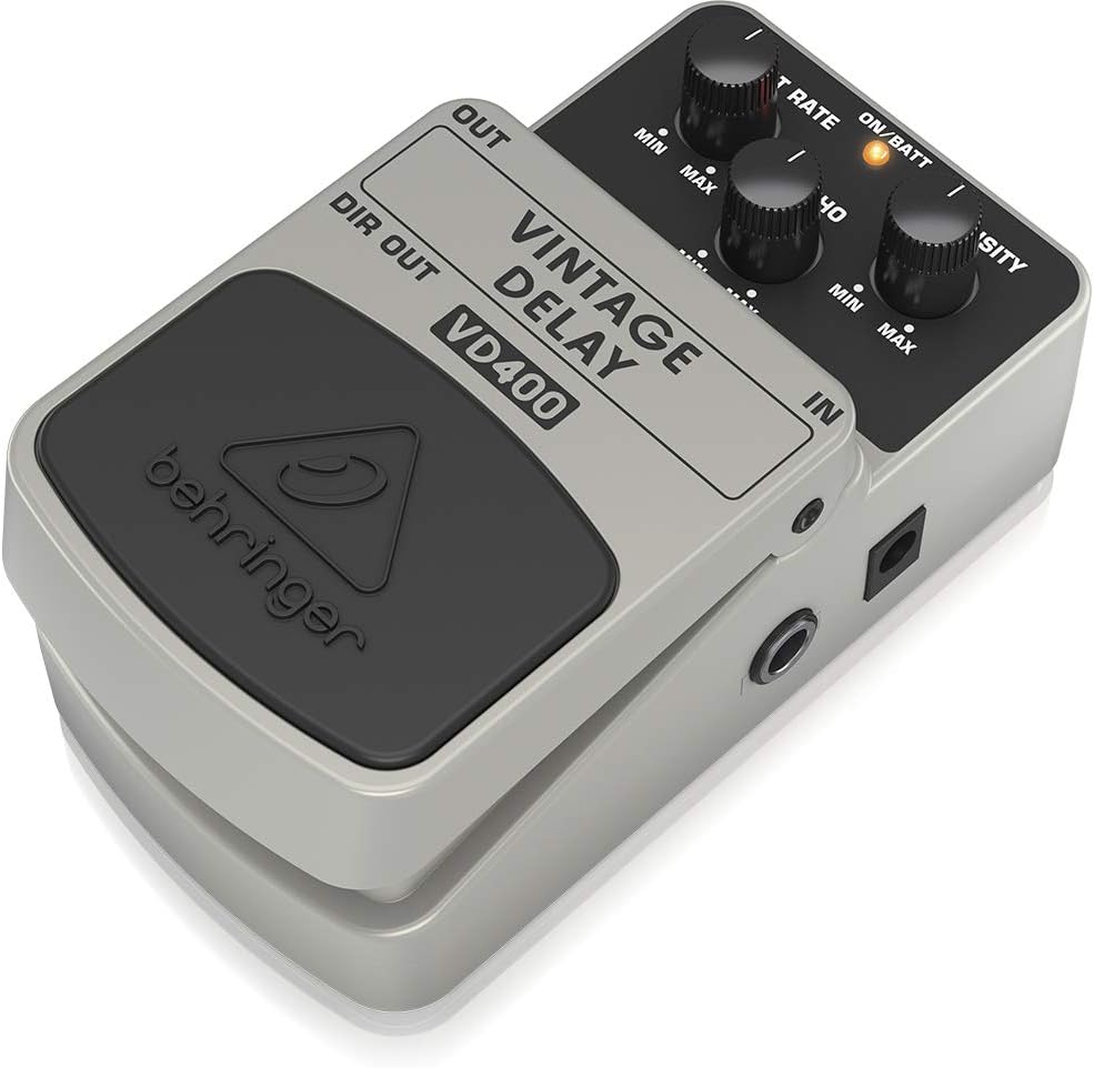 Best Price Square Guitar Pedal, Vintage DELAY VD400 by BEHRINGER & Behringer UC200 Ultimatives Stere