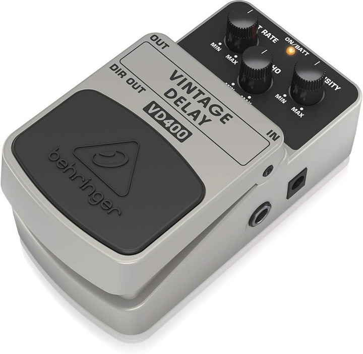 Best Price Square Guitar Pedal, Vintage DELAY VD400 by BEHRINGER & Behringer UC200 Ultimatives Stere
