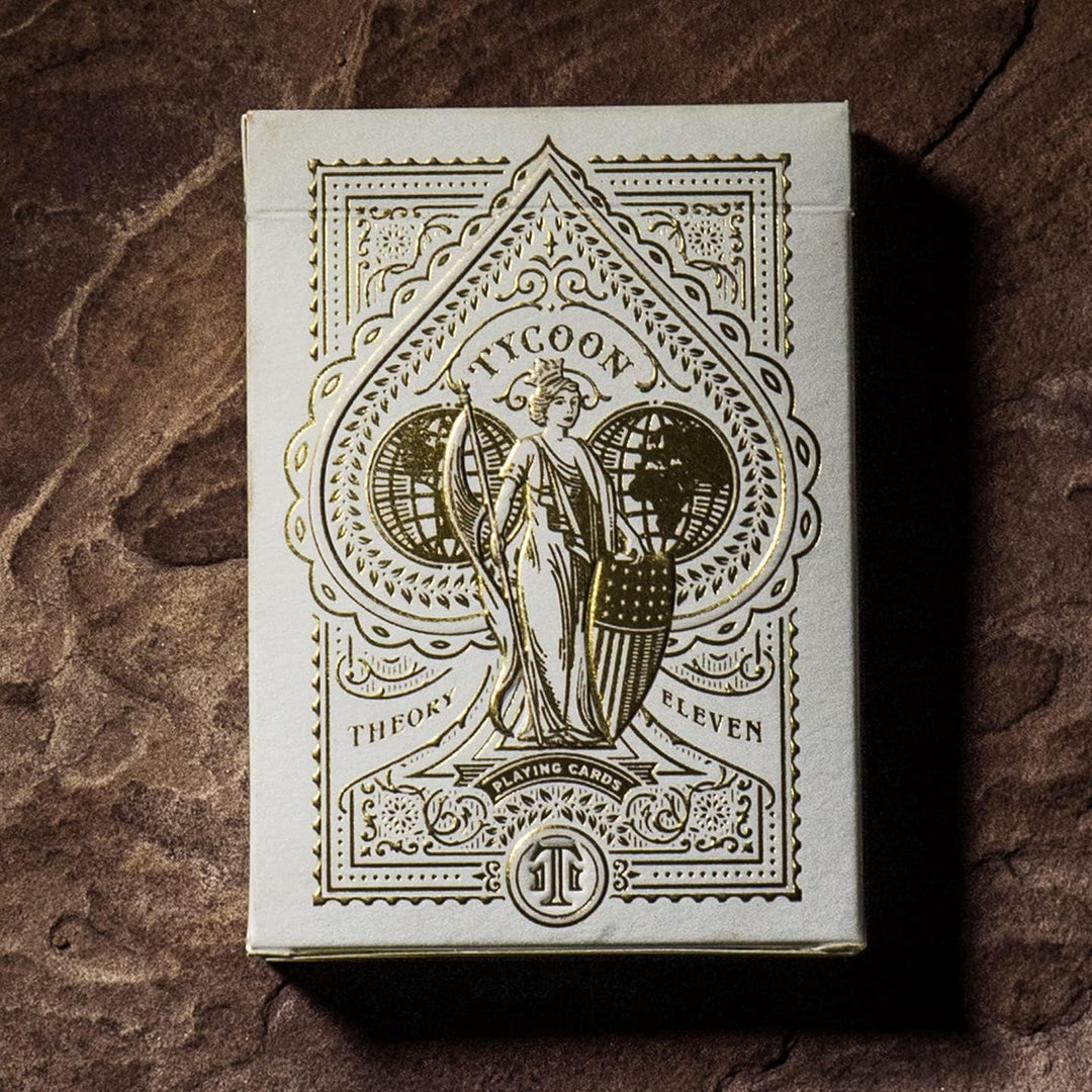 theory11 Playing Cards, Model Number: Tycoon-Ivory Spielkarten, elfenbeinfarben, Poker