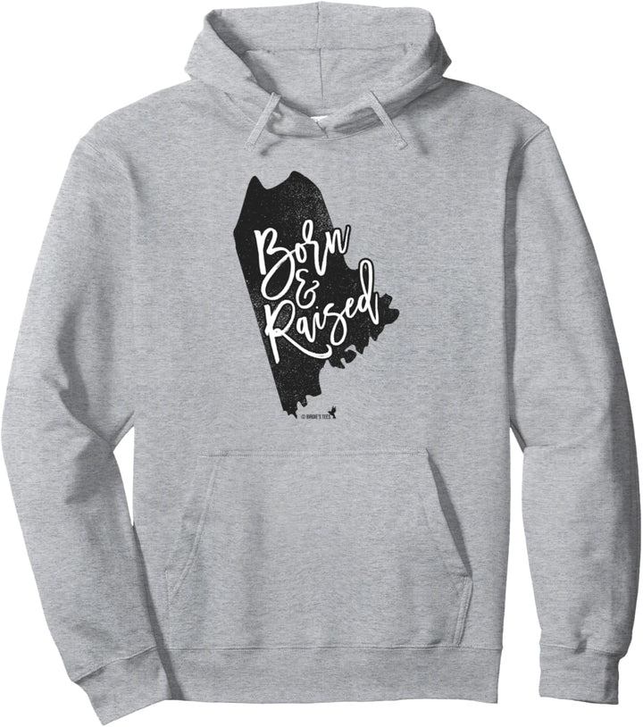 Maine Born Design Pullover Hoodie