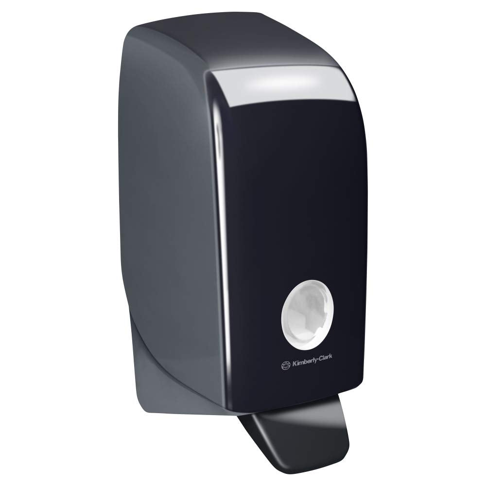 Kimberly-Clark Professional Seifenspender 7173 – 1 x wandmontierter Seifenspender Schwarz (Nachfüllm