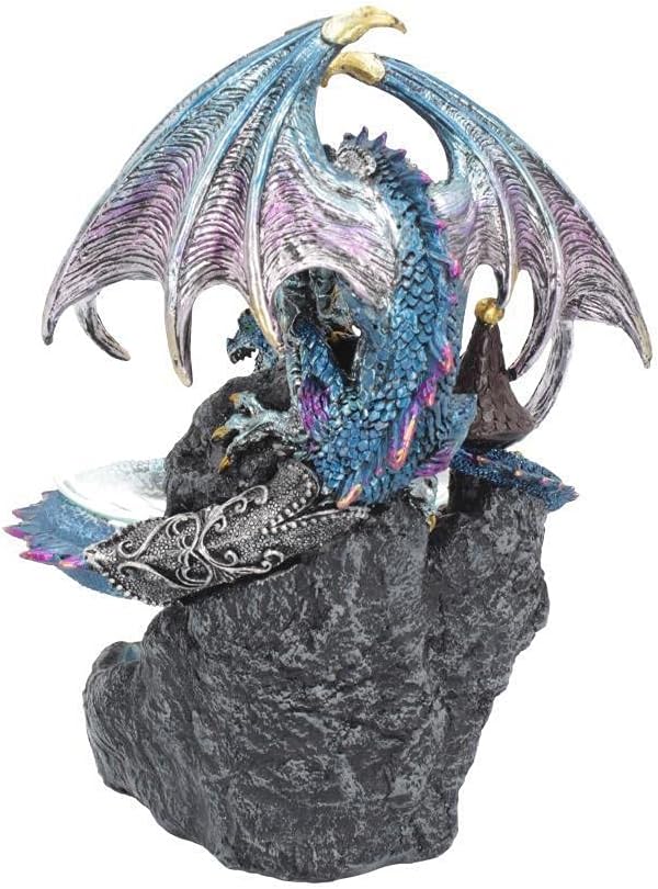 Nemesis Now Flame Saviour Ölbrenner, 24 cm, Einheitsgrösse, Blau