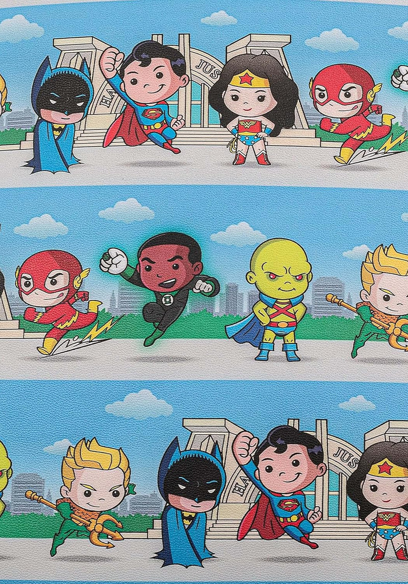 Loungefly DC Superheroes Chibi Lineup Mini Rucksack Einheitsgrösse, Einheitsgrösse