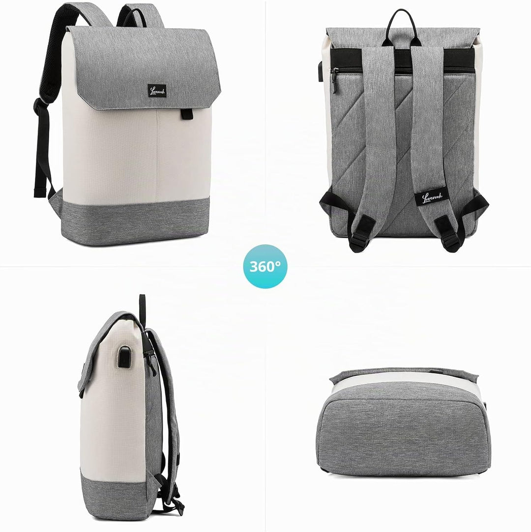 LOVEVOOK Backpack School Laptoptasche Arbeitstasche Damen Wasserdichter Notebook Rucksack mit Laptop