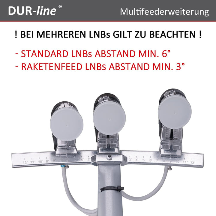 DUR-line Multi Select 2H2 - Multifeederweiterung, 1x Schiene + 2X Feedhalter - für DUR-line Select A
