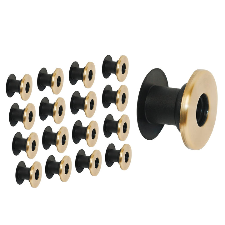 DEMA Ersatz Kugellager 16mm – 16-teilig, für Kickerstangen, Tischfussball, Kicker Zubehör, Gleitlage