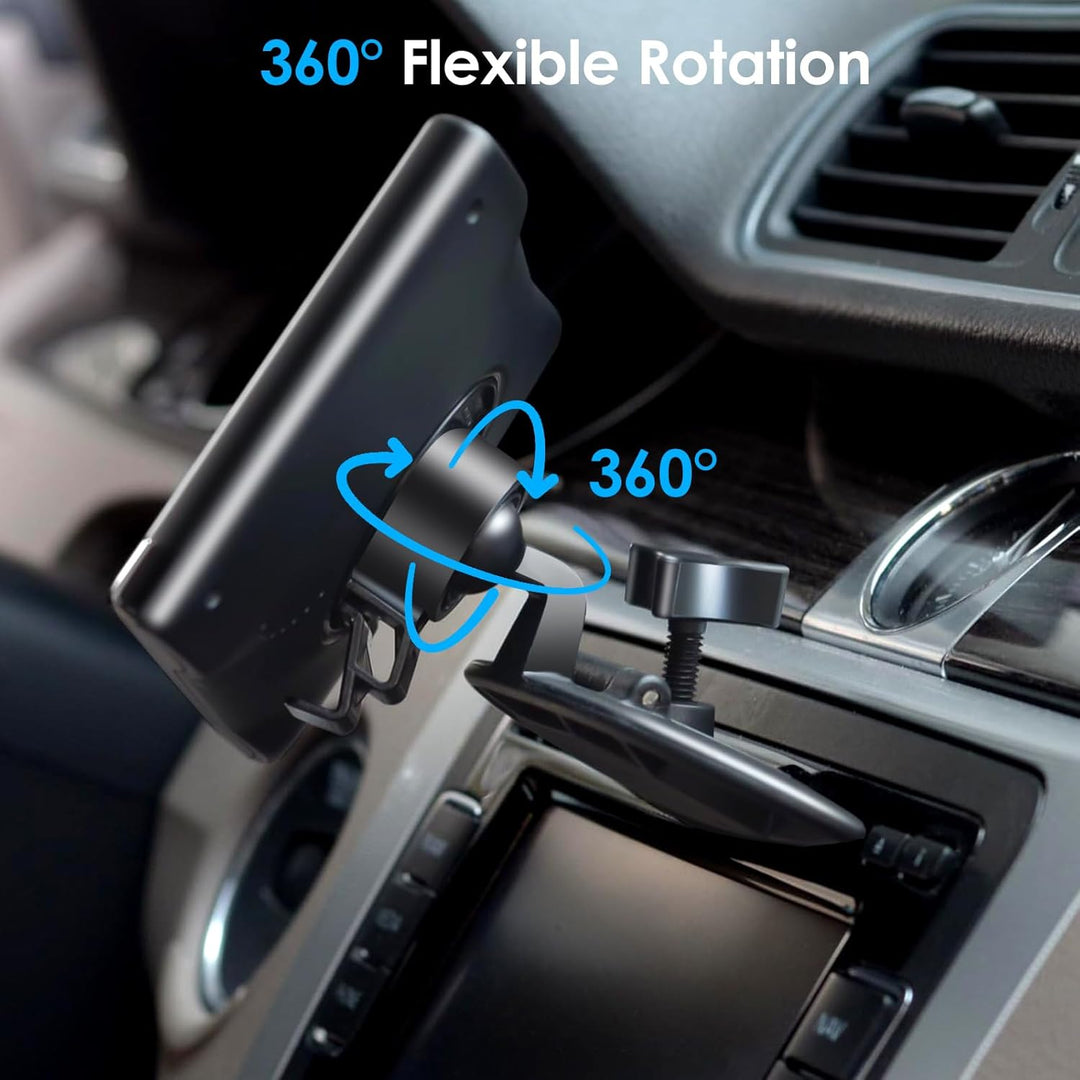 EEEKit CD Schlitz Halterung für GPS Navigation, 360 Grad Tablet Halterung Auto Vorne Kompatibel mit