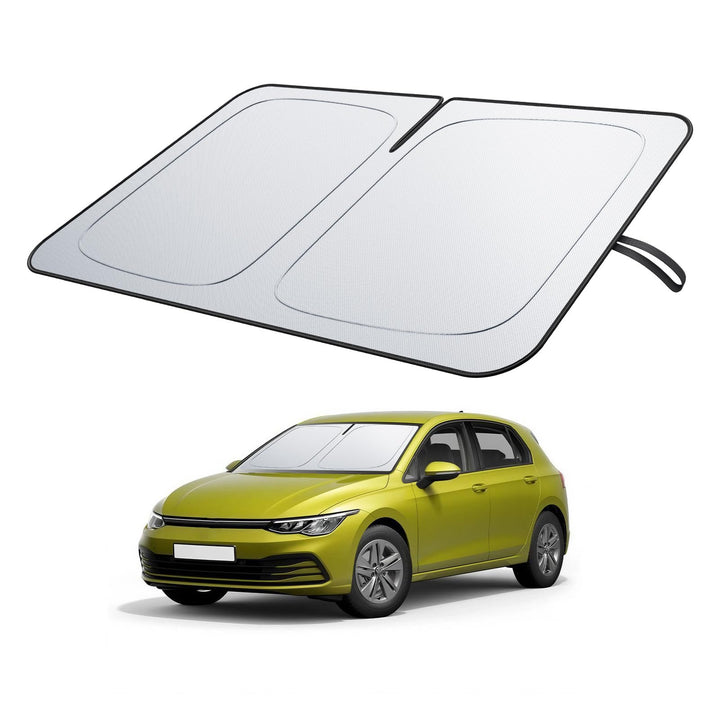 BIXUAN Frontscheiben-Sonnenschutz kompatibel mit VW Golf 8 MK8 GTI GTE 2020-2025 2026 Auto Sonnensch