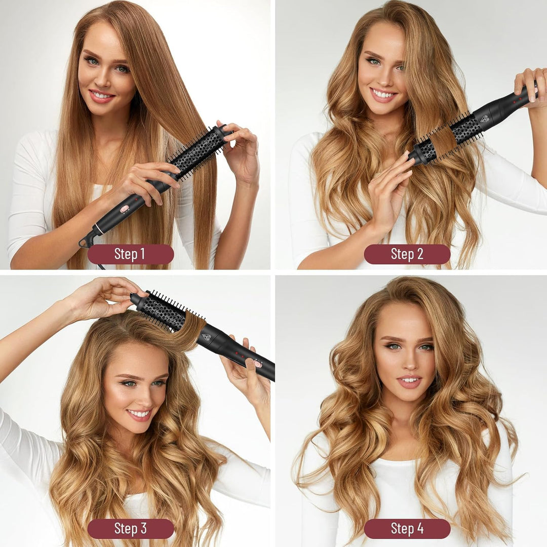 Thermal Brush, Lockenstab, Lockenbürste,38mm Thermobürste, Heisse Rundbürste für Blowout Express, Th