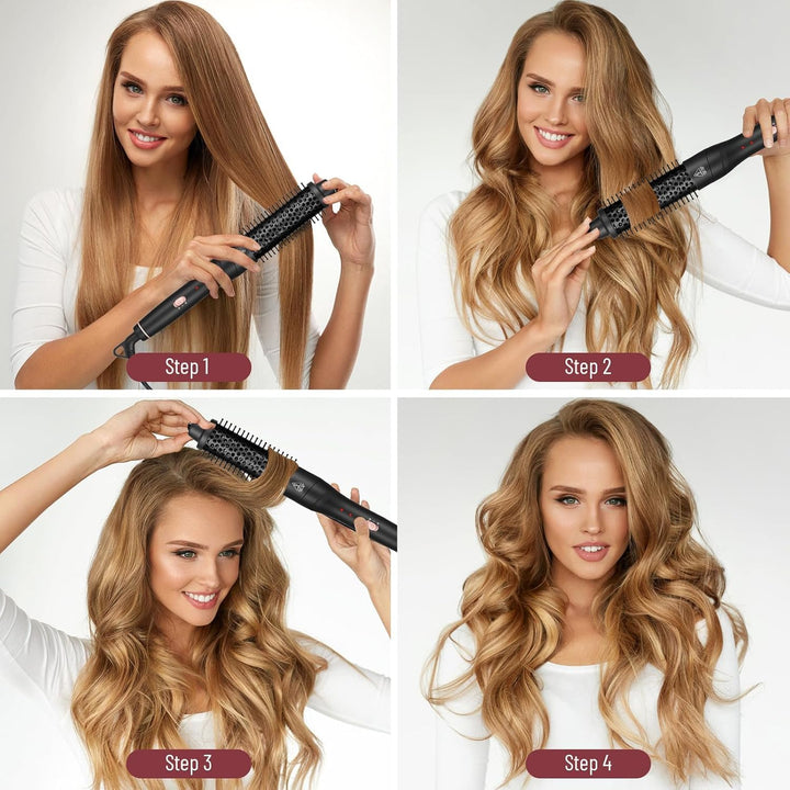 Thermal Brush, Lockenstab, Lockenbürste,38mm Thermobürste, Heisse Rundbürste für Blowout Express, Th