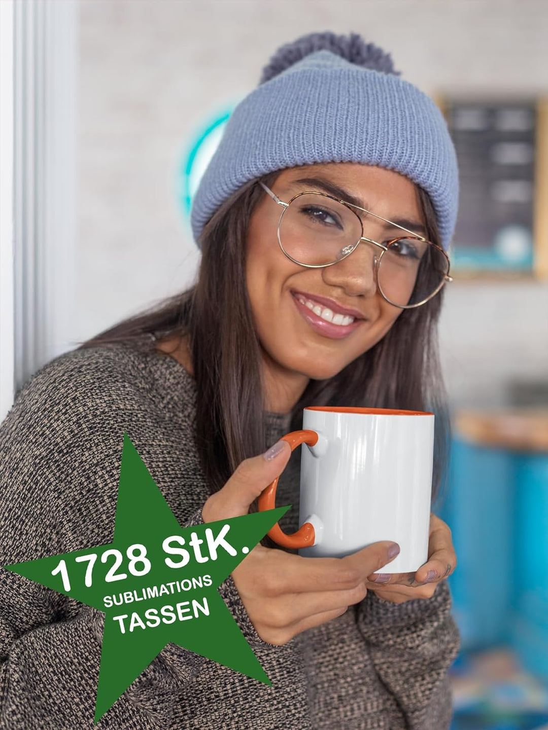 Acen Merchandise Sublimationstassen ohne Druck aus hochwertiger | Keramik inzeln oder im Set | Subli