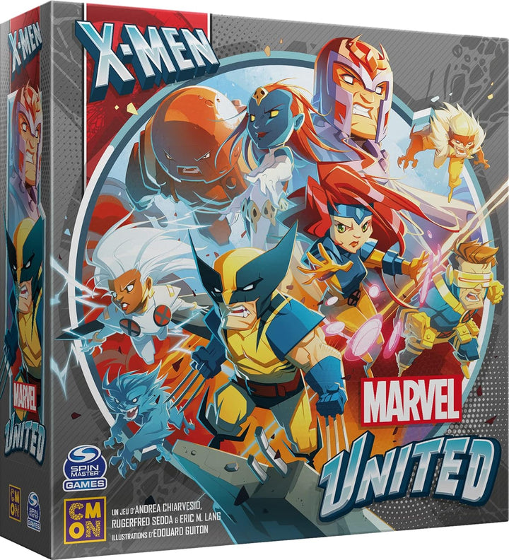 Asmodee - Marvel Gesellschaftsspiel, CMNMUN11FR, X-Men United