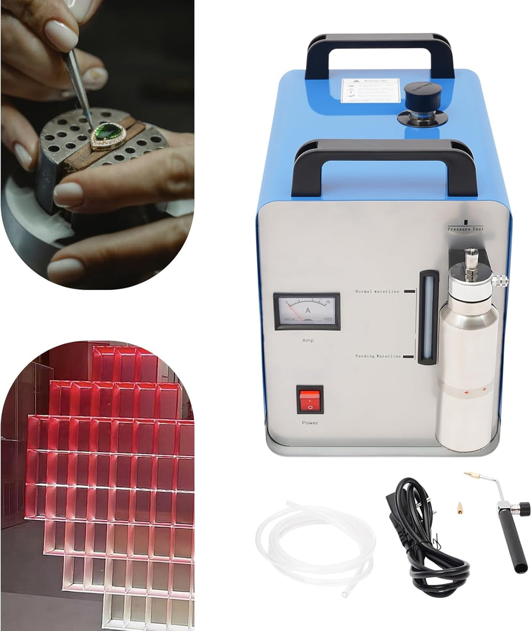 Acryl Flammen Polierer AC 220V 75 L/h Gasflamme Generator Poliermaschine | Gasdruck: 0,08-0,13MPa, W