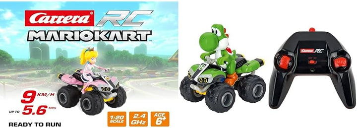 Carrera RC Nintendo Mario Kart 8 Peach Quad & RC Mario Kart Yoshi Quad I Ferngesteuertes Quad Für Ki
