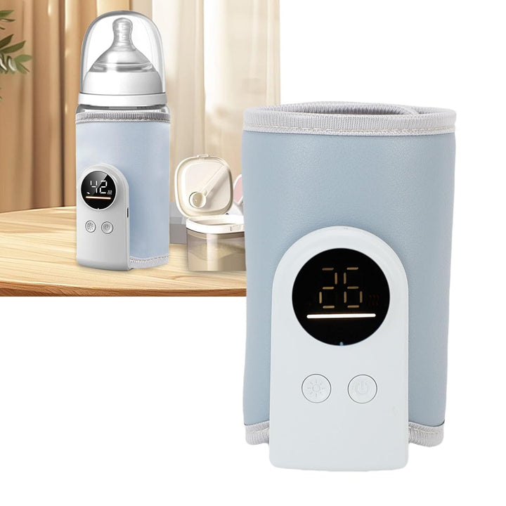 Haofy USB-Baby-Flaschenwärmer Stille 18W Schnelle Heizung mit Konstanter Temperatur Tragbarer Milchw