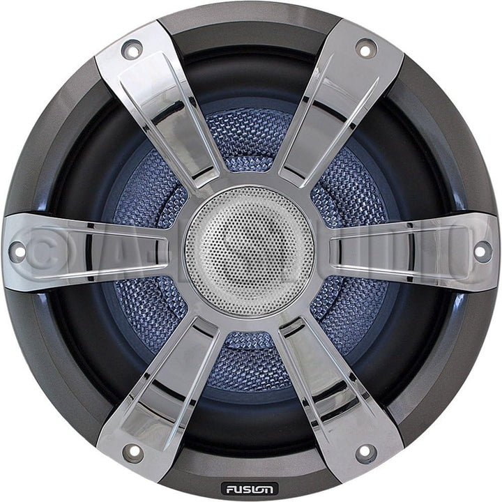 Fusion Marine Hochleistungslautsprecher mit LED-Beleuchtung, Chrom 6.5-Inch, 6.5-Inch