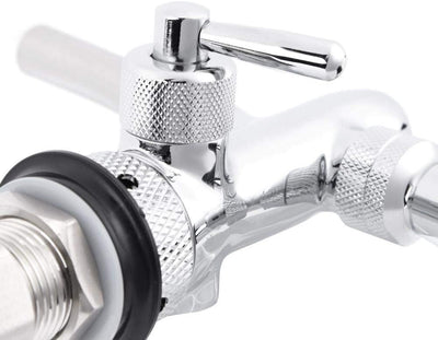 DEWIN Einstellbare Bier, Zapfhahn Draft Beer Keg Hahn Edelstahl G5/8 Adjustable Bier Hahn, Hahn Entw