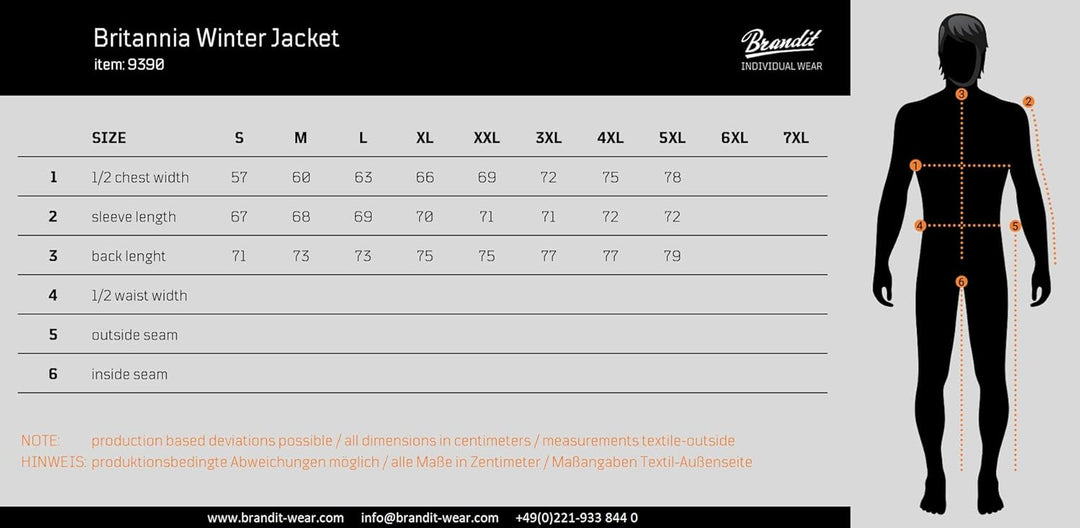 Brandit Jacket - Stylische Jacke für Herren mit versteckter Kapuze, Stehkragen und Baumwollfutter, Ü