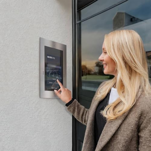 Metzler Türsprechanlage mit Kamera &amp; Gesichtserkennung - Anschluss LAN + 12V DC - 1-500 Parteien - V