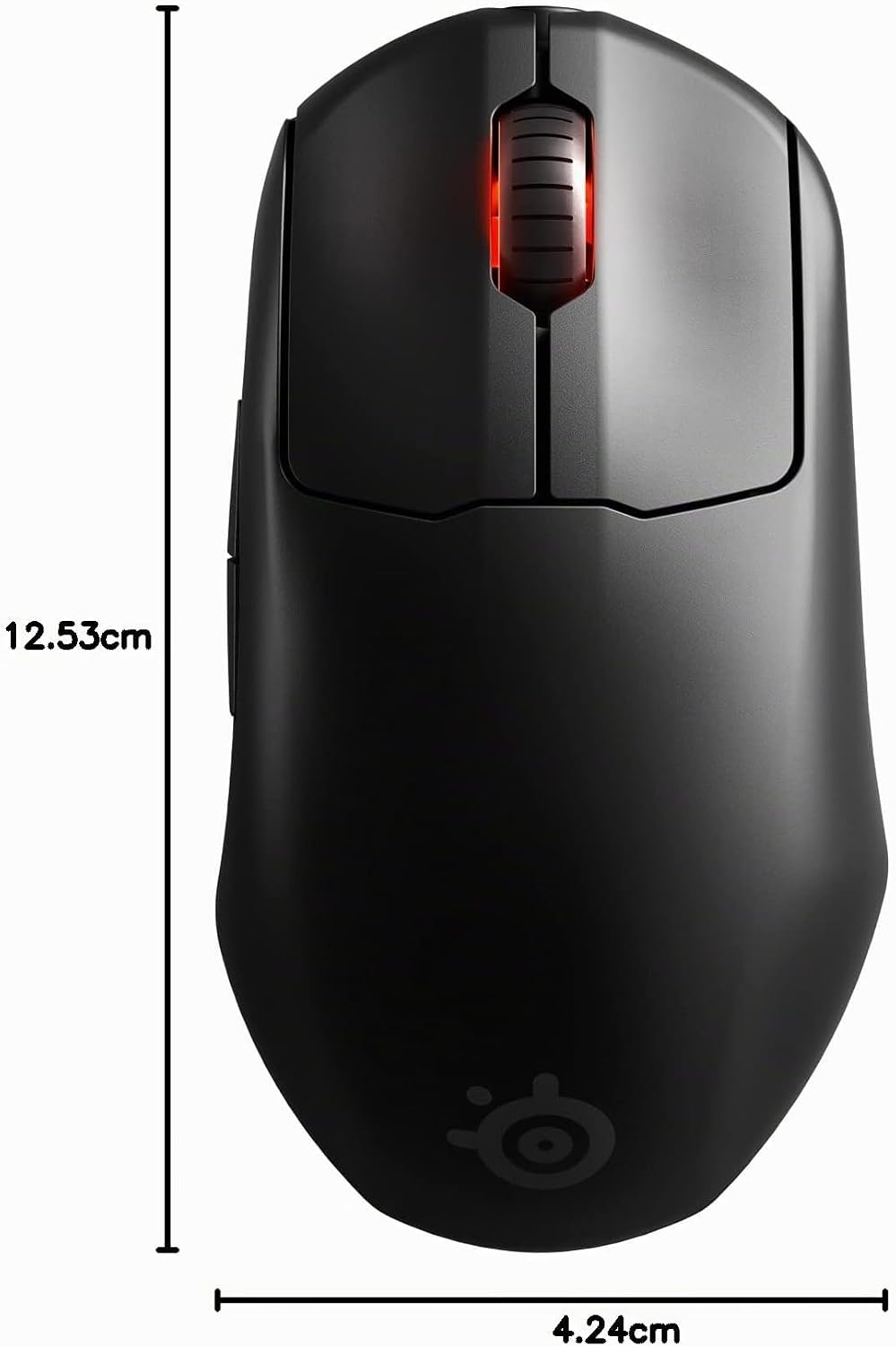 SteelSeries Prime Wireless - Esports Leistung Kabellose Gaming-Maus - 100 Stunden Akkulaufzeit - Tru