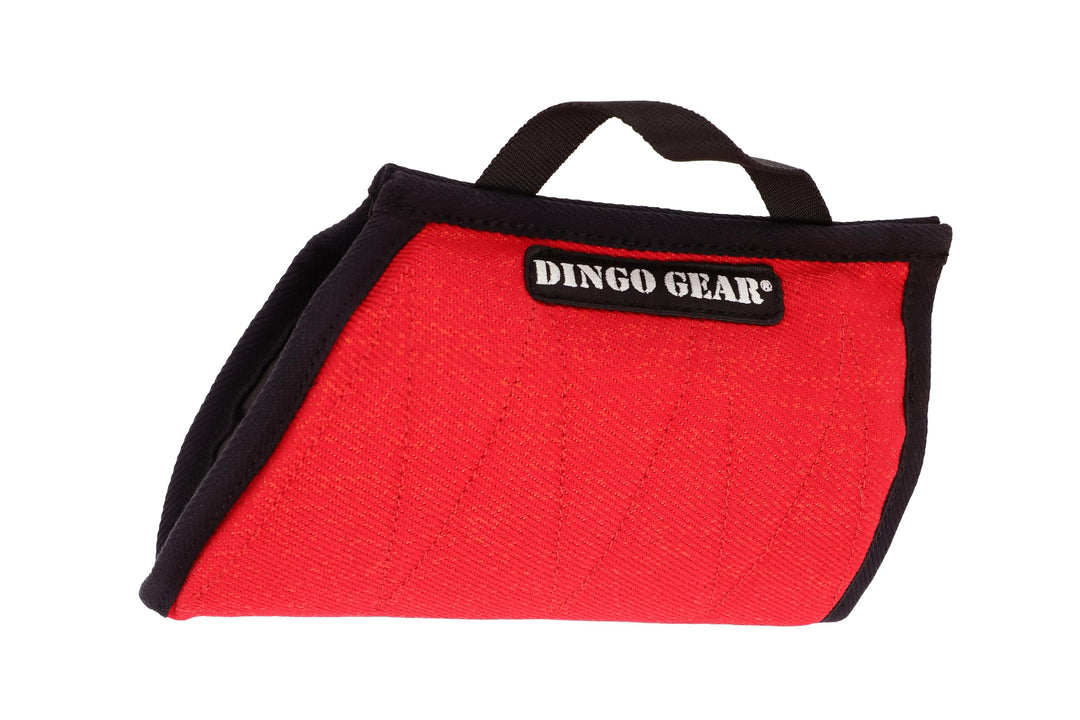 Dingo Gear Beisskissen,Beisswurst für Welpen aus Nylcot Rot Hard Hundetraining S00706, Rot Hard
