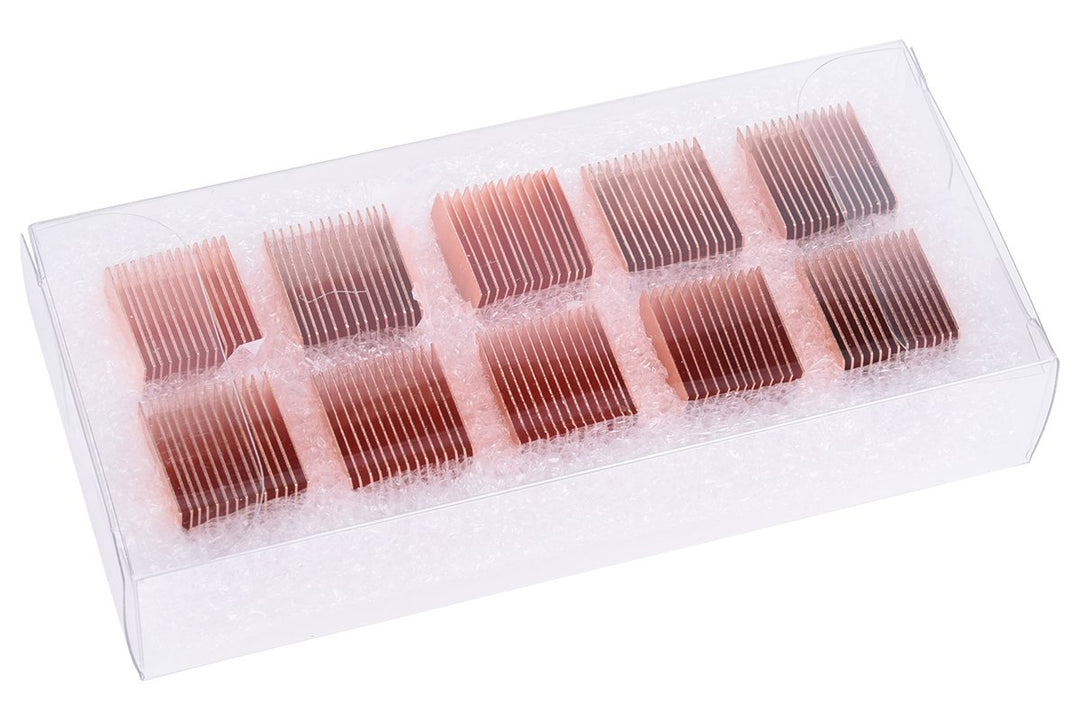 Alphacool 17427 GPU RAM Copper Heatsinks 14x14mm - 10 STK. Luftkühlung Passivkühler