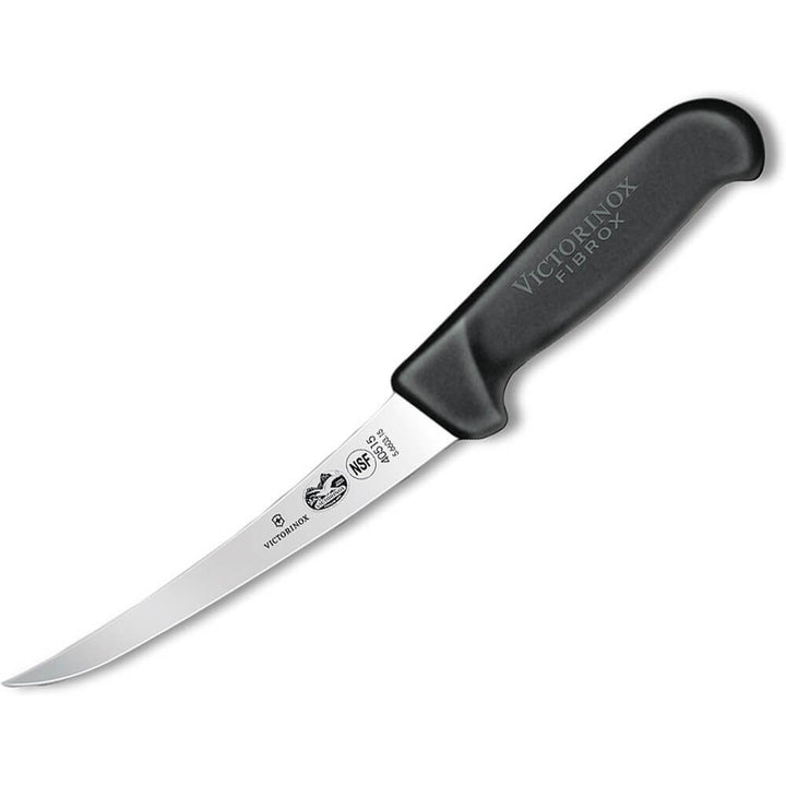 Victorinox, coltello disossatore da cucina Fibrox, manico ergonomico, 15 cm, nero 15 cm Schwarz, 15