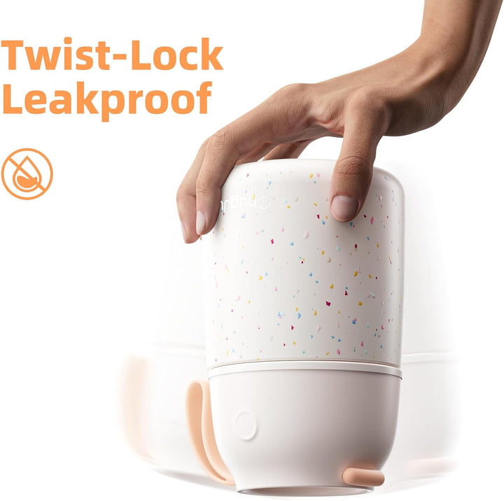 Thermobehälter für Essen 530ml, Edelstahl Thermobecher für Essen Warmhaltebehälter mit Löffel, Ausla