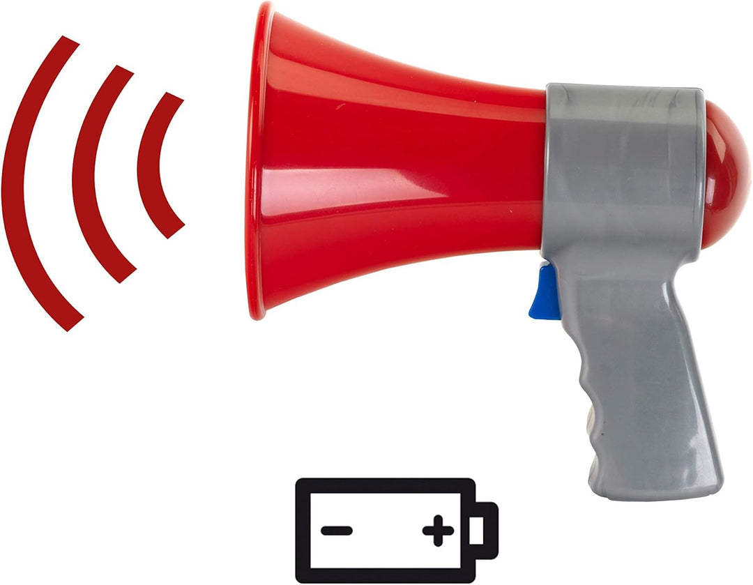 Theo Klein Megafon I Spiel-Megafon mit Cooler Soundfunktion I Masse: 16 cm x 11 cm x 7 cm I Spielzeu