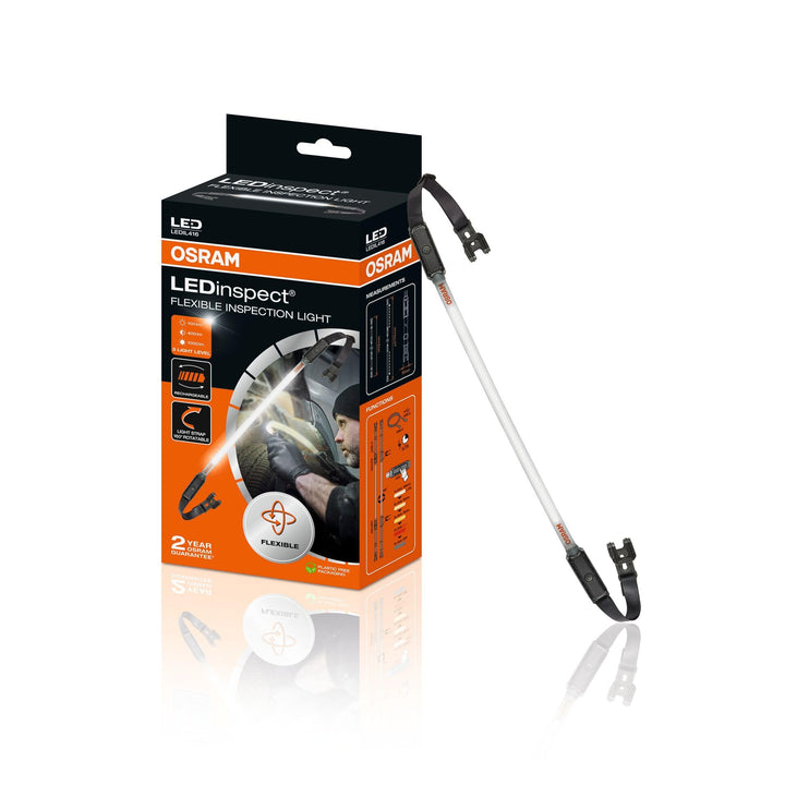 Osram LEDinspect Flexible Inspection Light, wiederaufladbare LED-Inspektionsleuchte, 6000K, Helligke
