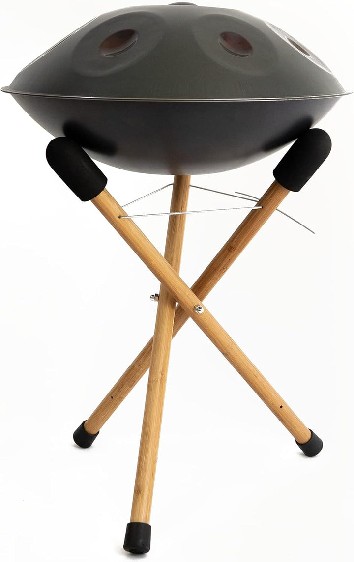 Handpan Ständer | Handpan Stativ, klappbar, aus Bambus | HandpanCare