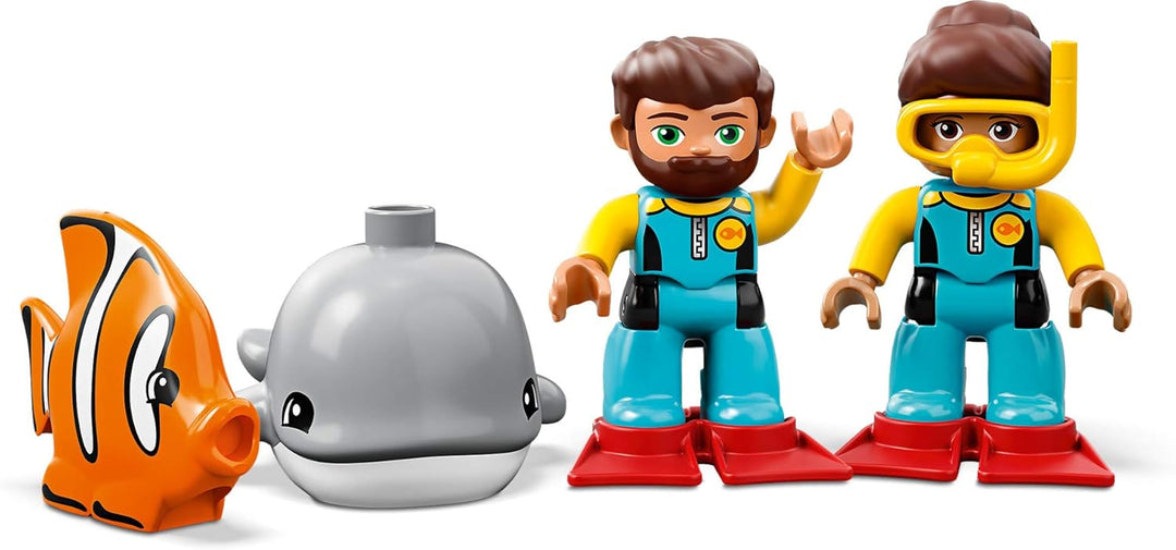 LEGO DUPLO Town Submarine Adventure 10910 Building Kit, New 2019 (24 Pieces)