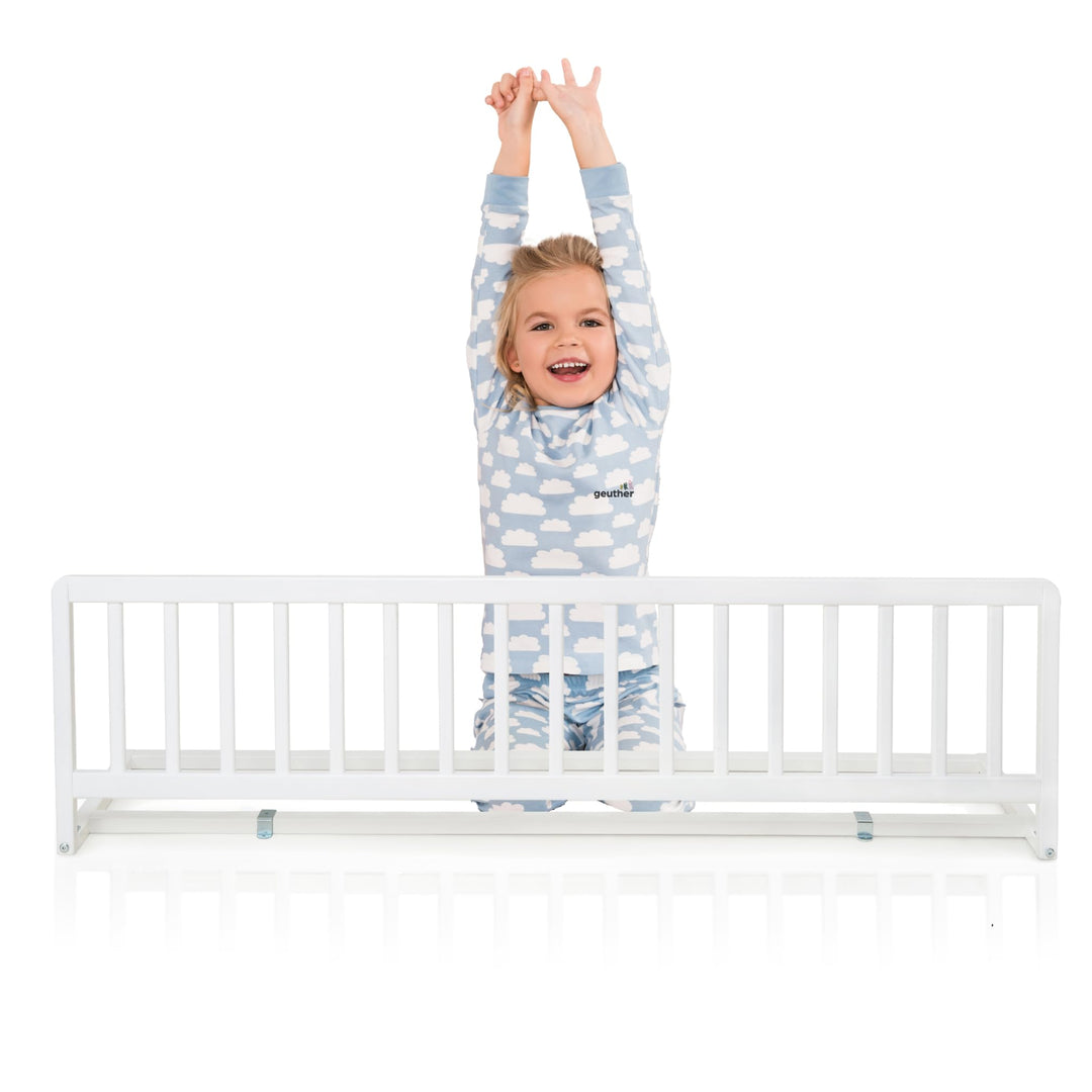 Bettschutzgitter in 90 und 140 cm Farbe Weiss, Grösse 140 cm Weiss 140