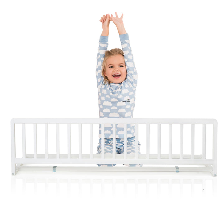 Bettschutzgitter in 90 und 140 cm Farbe Weiss, Grösse 140 cm Weiss 140