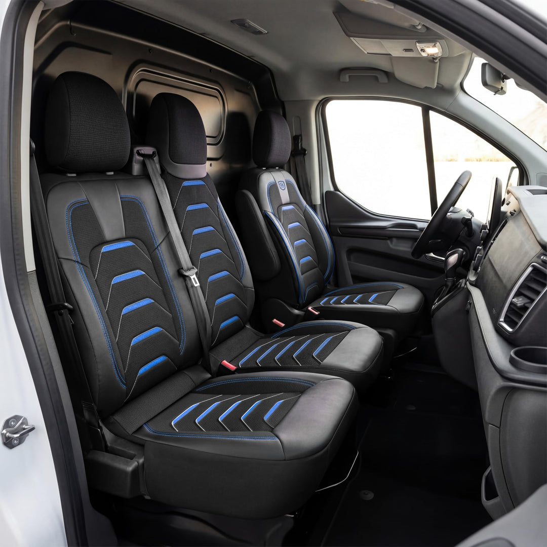 Autositzbezüge Universal 2+1 für Renault Trafic 3 - OPEL Vivaro B (2014-2018), FIAT Talento(2016-202