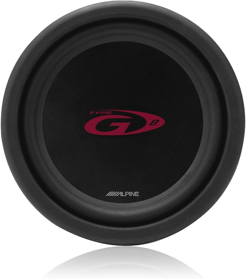 Alpine SWG-844 Hochleistungs-Subwoofer (400 W, 8 Zoll / 20 cm), Schwarz