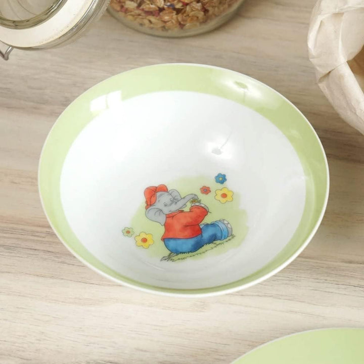 Kinderset Benjamin Blümchen 7tlg. mit Gravur (z.B. Namen) personalisiertes Kinderbesteck + Kinderges