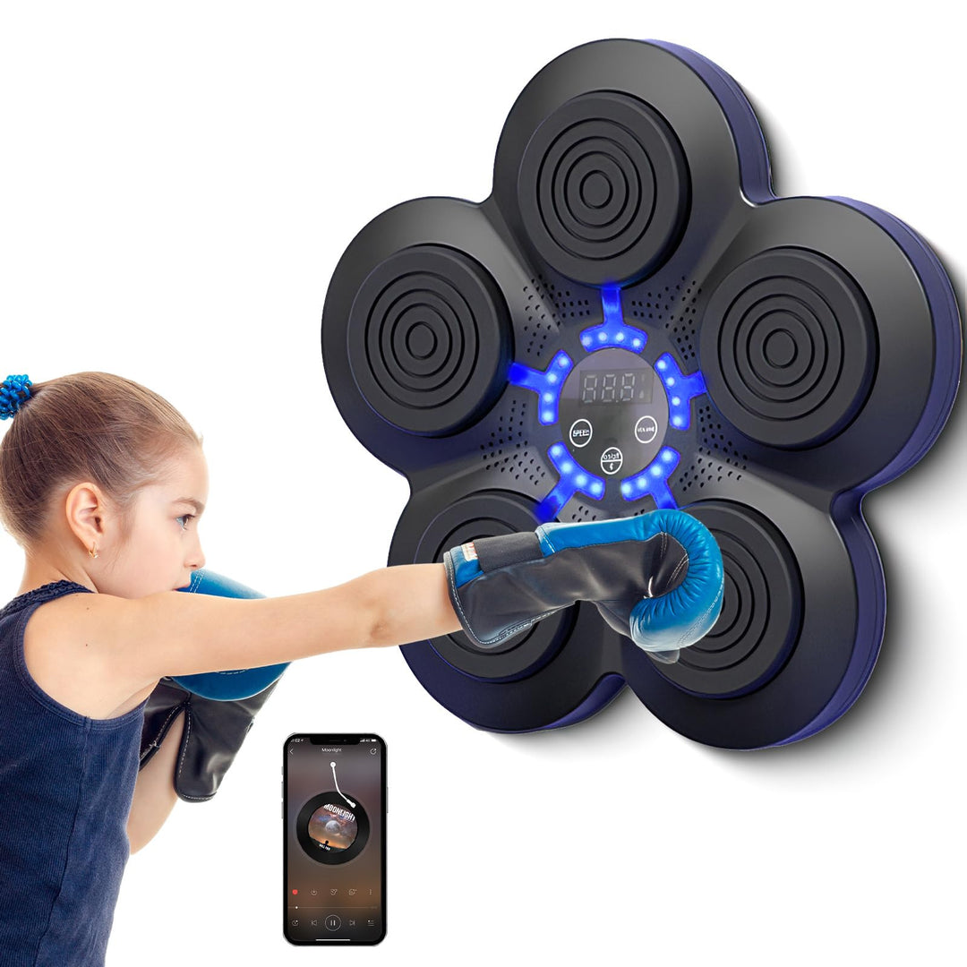 Smart Music Electronic Boxing Machine mit Lichtern und Bluetooth-Sensor - Musik-Boxmaschine für Erwa