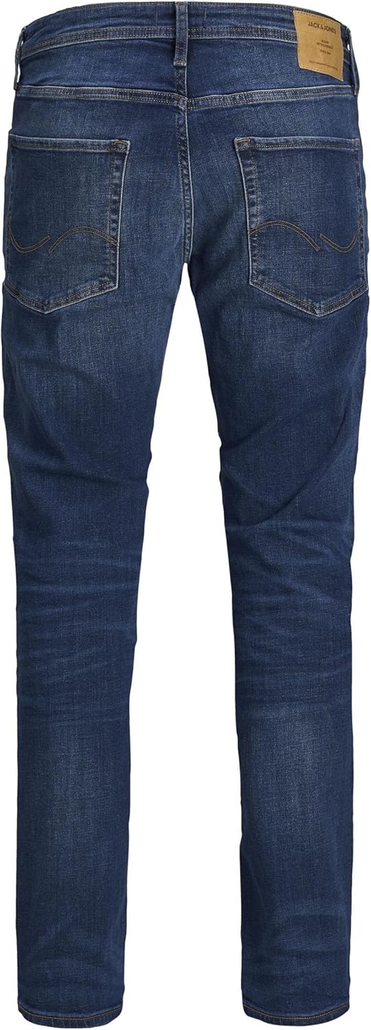Herren Jack & Jones Jeans Tim Straight Legs Slim Fit Flat Front Tim ORIGINAL, Farben:Dunkelblau-2, G
