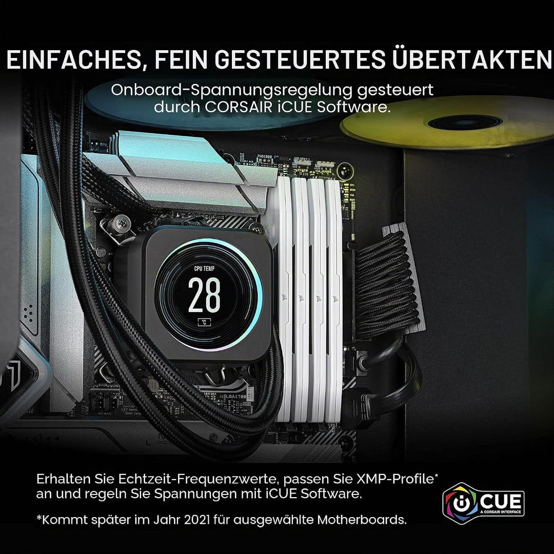 CORSAIR Vengeance DDR5 RAM 32GB (2x16GB) 6000MHz CL36 Intel XMP iCUE-Kompatibler Computerspeicher -