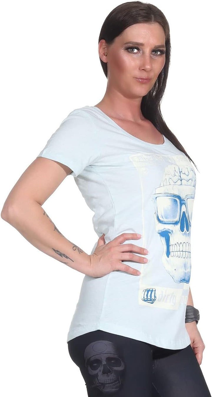 Yakuza Premium Damen T-Shirt GS 3331 Natur weiss S Blau, S Blau