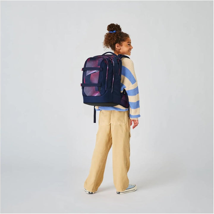 Satch Pack ab 5. Klasse ergonomisch 30L Stauraum standfest Organisationstalent Einheitsgrösse Seismi