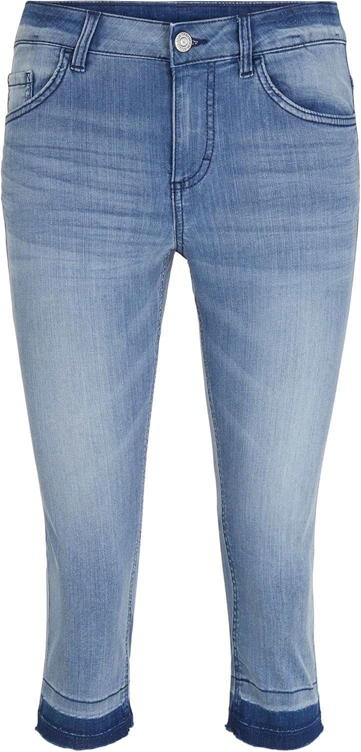 TOM TAILOR Damen Alexa Capri Jeans 1031731 27 10280 - Light Stone Wash Denim, 27 10280 - Light Stone