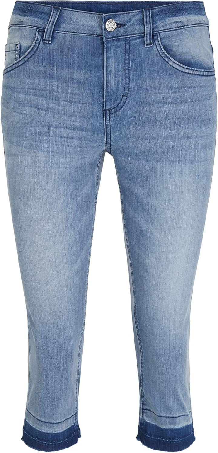 TOM TAILOR Damen Alexa Capri Jeans 1031731 27 10280 - Light Stone Wash Denim, 27 10280 - Light Stone