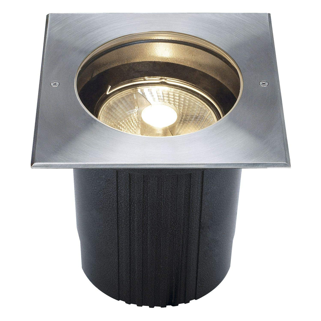 DASAR 215, Outdoor Bodeneinbauleuchte Dasar 215 75w Edelstahl 316 Eckig, Dasar 215 75w Edelstahl 316