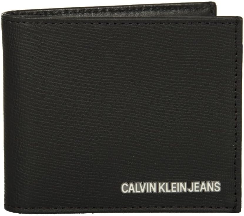 Calvin Klein Herren Denim Collection Reisezubehr-Reisebrieftasche, Schwarz, Einheitsgrösse