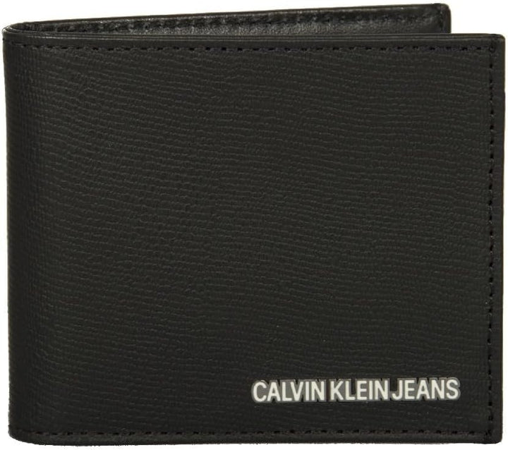 Calvin Klein Herren Denim Collection Reisezubehr-Reisebrieftasche, Schwarz, Einheitsgrösse