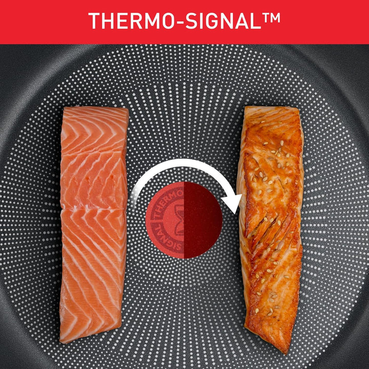 Tefal G26019 Ultimate On Wokpfanne 28CM | Antihaftversiegelung mit Titanpartikel-Verstärkung | Therm
